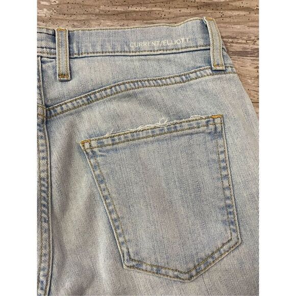 Current/Elliott Skinny Jeans Ankle Crop Distressed Women’s Sz 24-0 - Picture 7 of 7